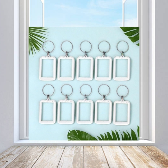 Accessories - 👣4/$20. Photo Key Rings for Pictures in a Frame. 10 Pieces. NWT